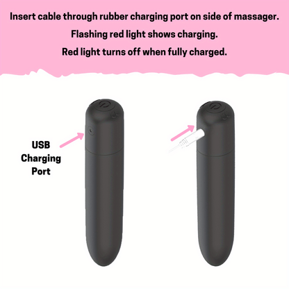 USB Rechargeable Powerful Vibrator Female Clitoral Stimulator Vaginal G-Spot Masturbator Adult Toy luvshop24