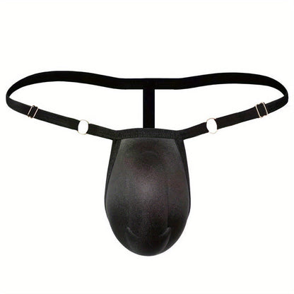 [Naughty Lingerie] Men's Naughty Lingerie | Solid Color | G-String Thong with Cup Bulge Bikini Pouch | Erotic Underpants luvshop24
