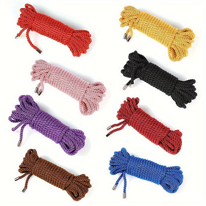 10m/393in Long Metal Head Soft Bondage Rope For BDSM Restraint Roleplay - Erotic Toys For Couples Adult Game luvshop24