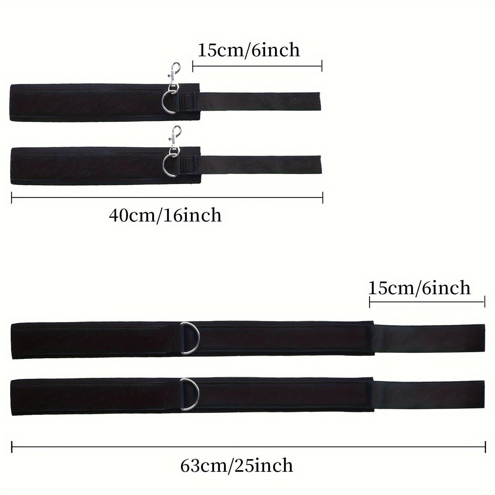 Couples' BDSM Bondage Set - Adjustable Thigh And Wrist Restraints For Intimate Play And Erotic Exploration luvshop24