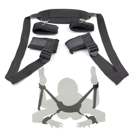 1pc Hand & Foot Bondage Bondage Erotic Body Position Toy Belt, BDSM Adult Products, Sexy, Sexual Aid Toys, Magic Split Legs with Pillows, Sexual Regulation Bondage Adult Products Friend Gifts, Erotic Body Position, Sexual Aid luvshop24