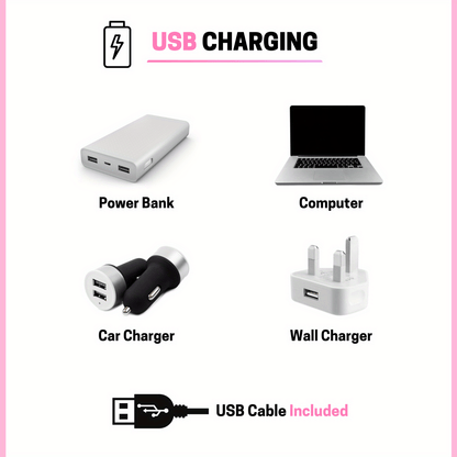 USB Rechargeable Powerful Vibrator Female Clitoral Stimulator Vaginal G-Spot Masturbator Adult Toy luvshop24