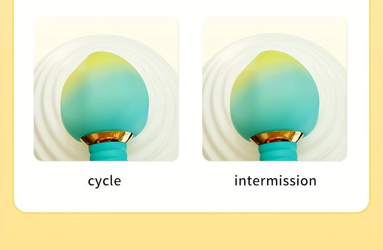 [Peach-Shaped Rechargeable Vibrator] 1pc Multi-Frequency Peach-Shaped USB Rechargeable Vibrator - 3 Vibrating Modes, 380mAh Lithium Battery, Portable Adult Pleasure Device for Women luvshop24