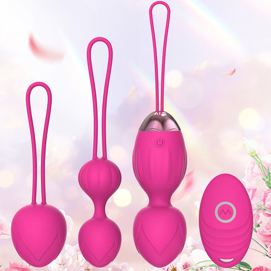 [Sweet Vibrations Wireless Egg] Wireless Vibrating Egg, Sets Sweet Vibrations Ball Vibrator - Remote Control, G-Spot Stimulator, Body-Safe Materials - Multiple Vibration Modes luvshop24