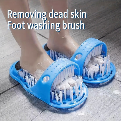 1pc Foot Spa Deluxe - Exfoliating Foot Scrub Massager with Suction Cup, Dead Skin Remover, and Shower Floor Cleaner for Smooth Feet and Easy Cleaning luvshop24
