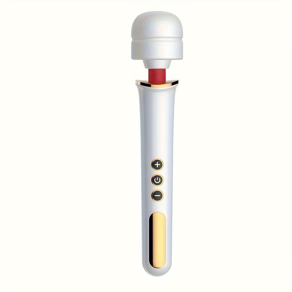 [Magic AV Wand Vibrator] 10 Modes Magic AV Wand Vibrator for Women - USB Rechargeable, Powerful Clitoral & G-Spot Stimulation Massager with 5 Speeds - Perfect Gift luvshop24