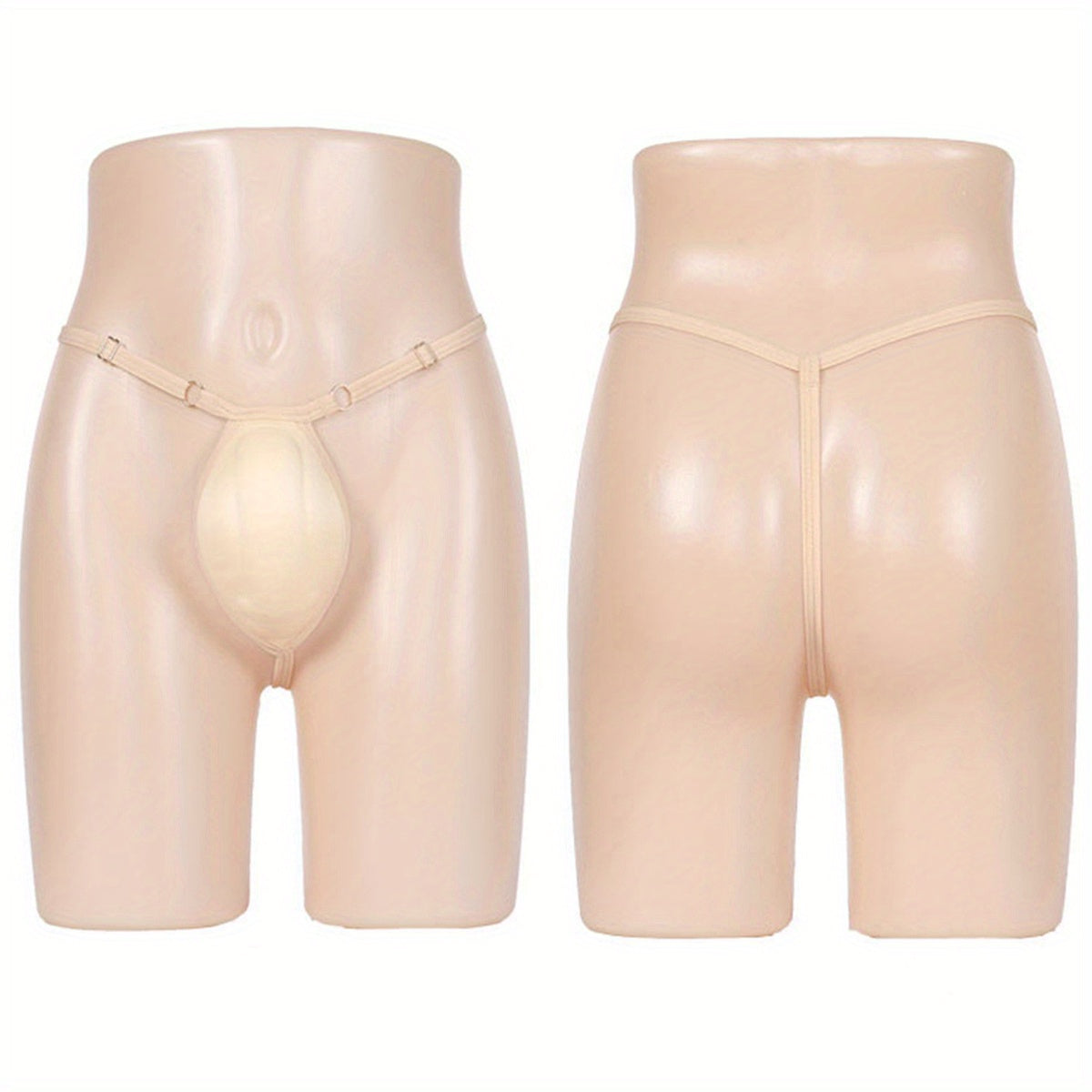 [Naughty Lingerie] Men's Naughty Lingerie | Solid Color | G-String Thong with Cup Bulge Bikini Pouch | Erotic Underpants luvshop24