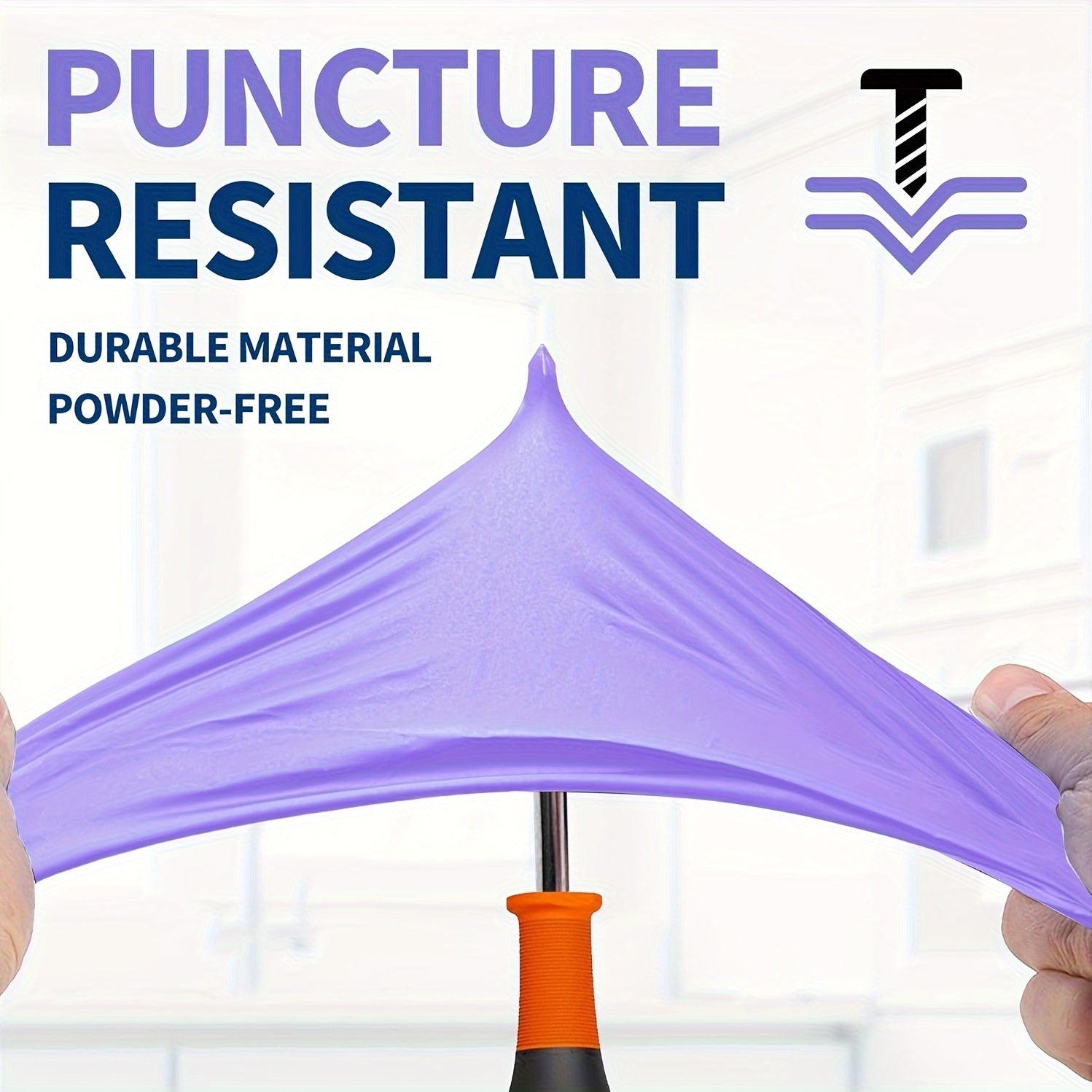 100 Disposable Gloves Made Of Nitrile Rubber, Food Grade Beauty, Kitchen Cooking, Dishwashing, Waterproof, Massage, Oil Resistant, Durable And Clean Party Packs Decorations luvshop24