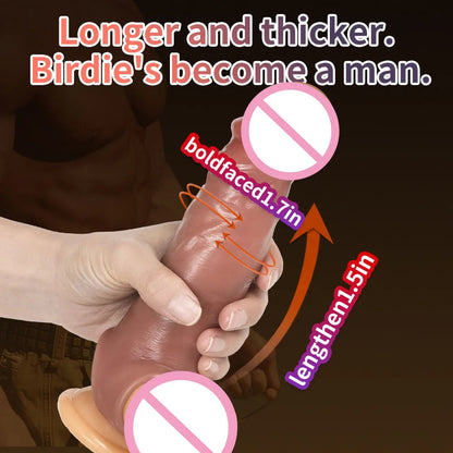 Realistic Penis Extension Cock Sleeve Reusable Penis Enlarger Delay Condoms For Men Dildo Enhancer Couple Flirting Sex Toys luvshop24
