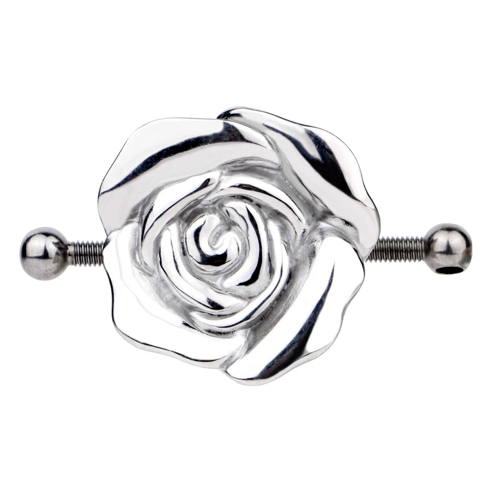 FAAK New Rose Nipple Clamps  Prismatic 1 Leash Chain Erotic Game for Couple Breast Bondage BDSM luvshop24