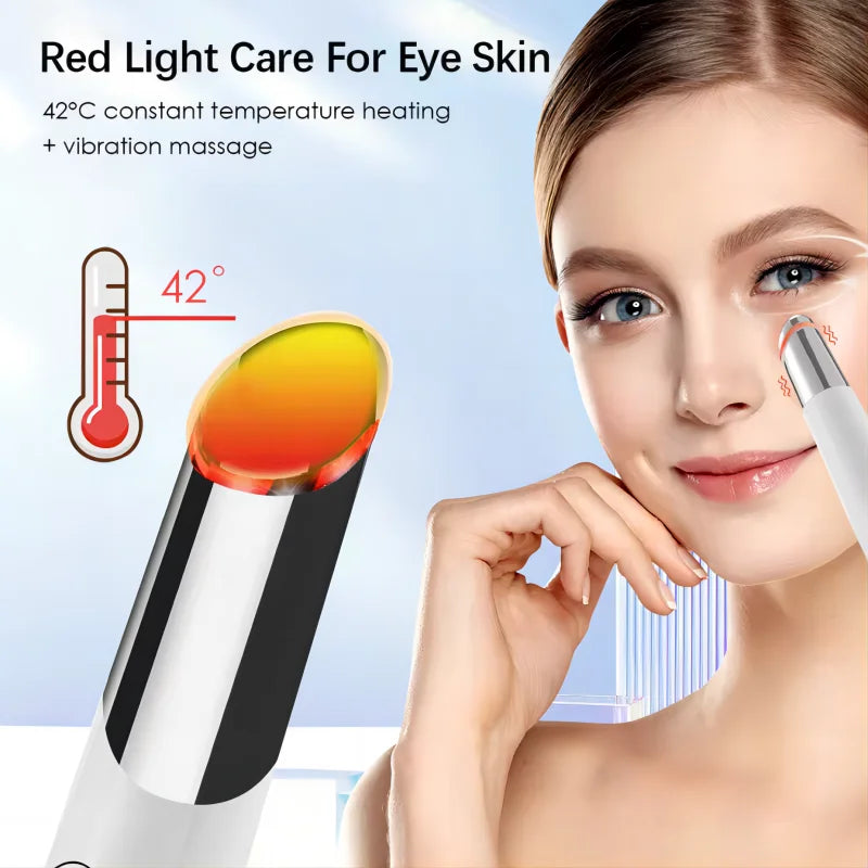 Electric Vibration Eye Massage Pen Anti-Puffiness Beauty Instrument Device Dark Circles Wrinkle Removal Eye Lift Wand Massager luvshop24