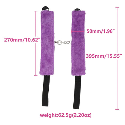 10 Pcs/set Products Erotic Adults Games Bdsm Bondage Set Handcuffs Nipple Clamps Gag Whip Rope Toys for Couples luvshop24