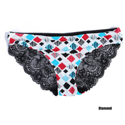 Lace Panties Female Underpants Sexy Panties For Women Briefs  Underwear Comfortable Ladies Pantys Lingerie 13 Solid Color luvshop24
