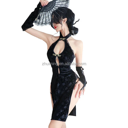 Orient Sexy Erotic Lingerie Women Cheongsam luvshop24