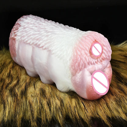 GEEBA Men Pocket Pussy Realistic Animal Vagina Male Masturbator Erotic Delay Ejaculation Tool luvshop24