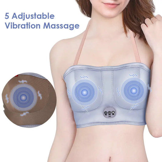 Breast Massage Bra Vibration Chest Massager Breast Enhancement Instrument luvshop24
