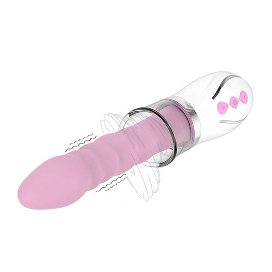 Powered Telescopic Rabbit Vibrator G-Spot Female Masturbation Device for Vaginal Stimulation Similar Features luvshop24