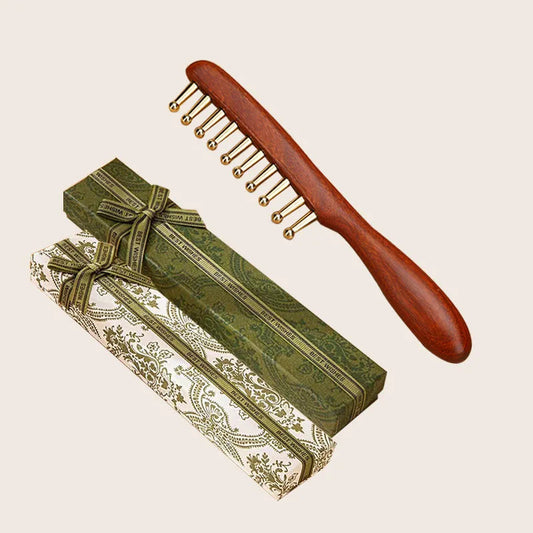 Dropshiping Product Kansa Wand Massager Meridian Health Machine Wood Accessory Massage Head Gua Sha Tool for Head luvshop24