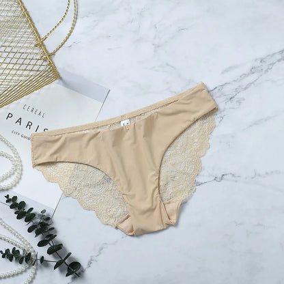 Lace Panties Female Underpants Sexy Panties For Women Briefs  Underwear Comfortable Ladies Pantys Lingerie 13 Solid Color luvshop24