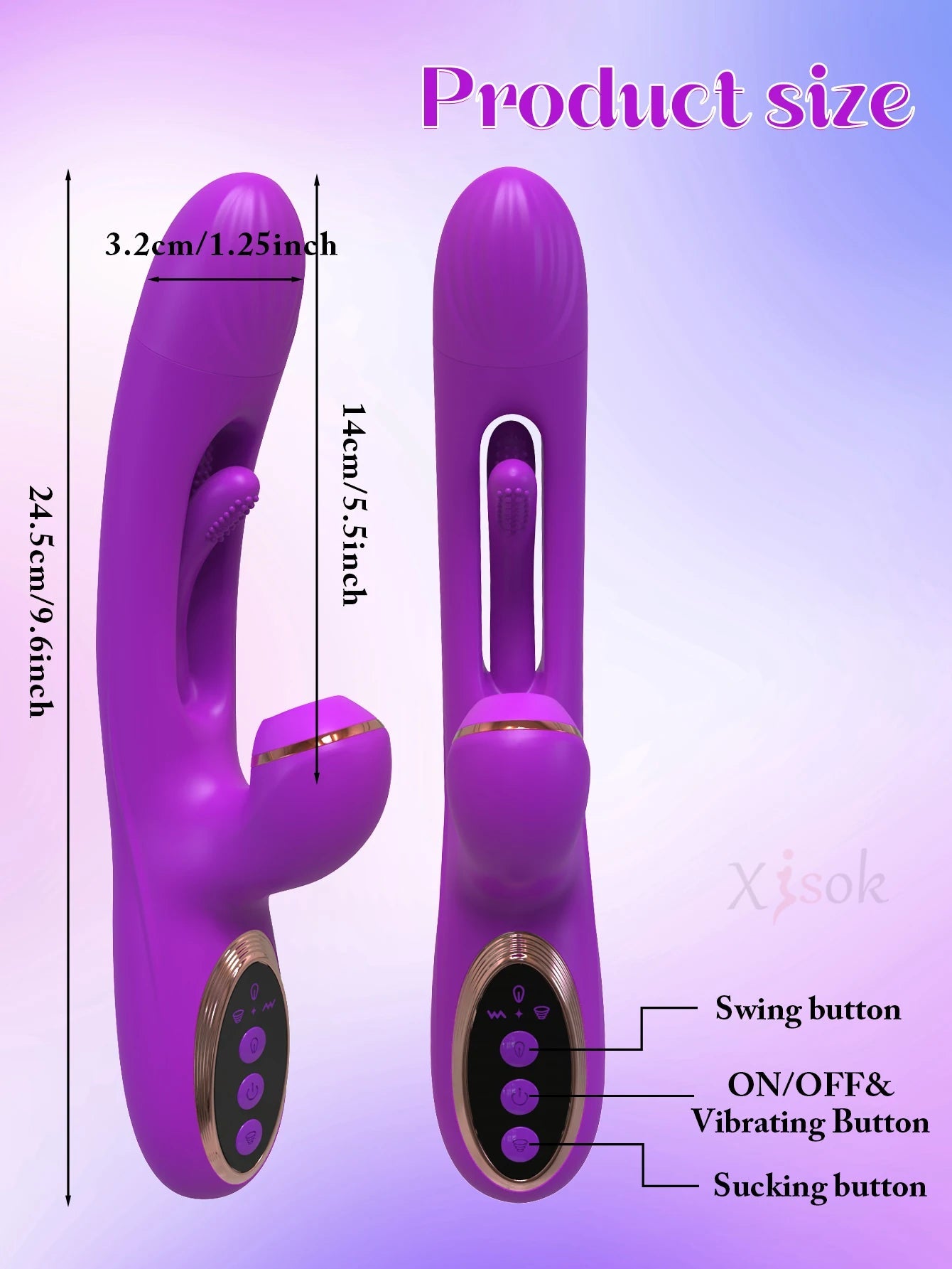 2023 New Arrival Rabbit Vibrator Patting Dildo G Spot Flap Sucking Vibration for Woman Clitoral Stimulation&dildo Vibrator luvshop24