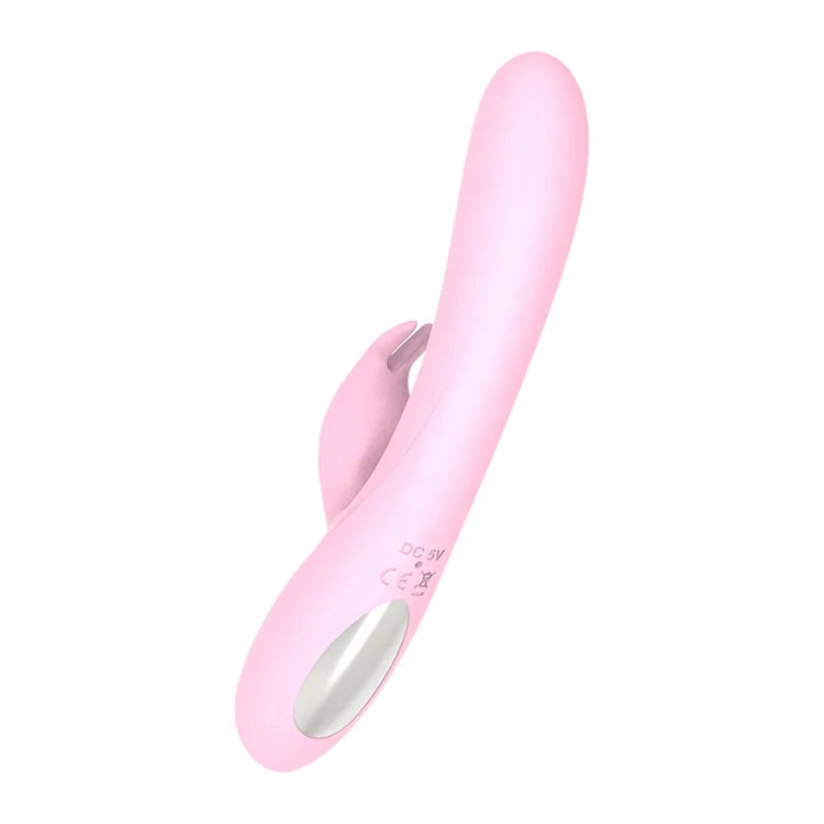 G Spot Purple Usb Charger Rabbit Vibrator With 7 Powerful Vibrations Dual Motor Vibrators for Women luvshop24