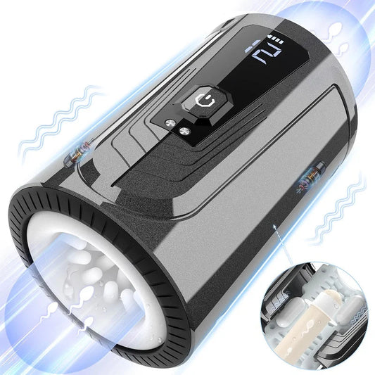 Automatic Male Masturbators Electric Vibrating Male Masturbator Machine for Man Masturbation Cup Erotic Toys luvshop24