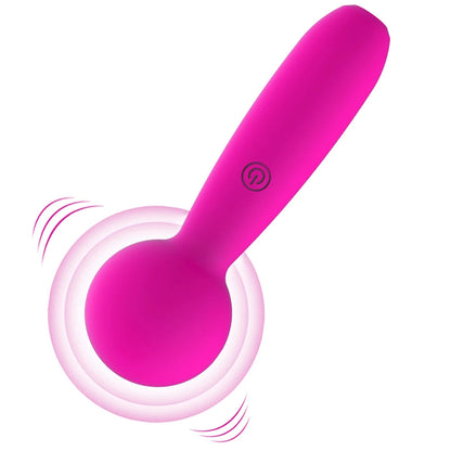 Erotic Mini Vibrator for Women Rechargeable Massager Vibrator Mute Rechargeable Strong Powerful Handheld Mute AV Wand Massager luvshop24