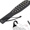 141G Metal Leather Erotic Toys for Foreplay Flirting Punishment Spanking Whip Sexual Abuse Hand Slap Props Rivet BDSM SM luvshop24