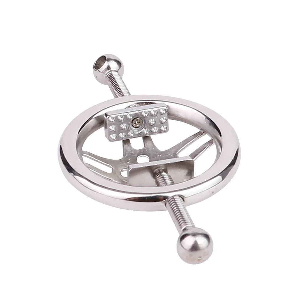 FAAK 1 Prismatic 1 Leash Chain Erotic Game Nipple Camples for Couple Women BDSM Toys Lightning Speed  Wheel luvshop24