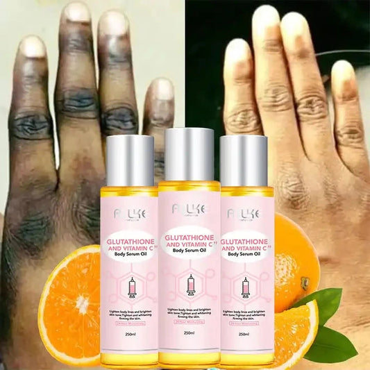 For AILKE Organic Firming Body Serum Oil Lightening Body Massage Oil Vitamin C Private Label Body Care Melaleuca Tea Tree luvshop24