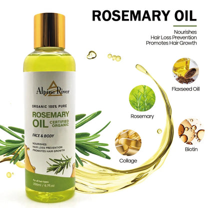 OEM Custom Private Label 100% Natural Herbal Organic Rosemary Hair Growth Oil Facial Treatment Anti-Acne Massage Oil luvshop24
