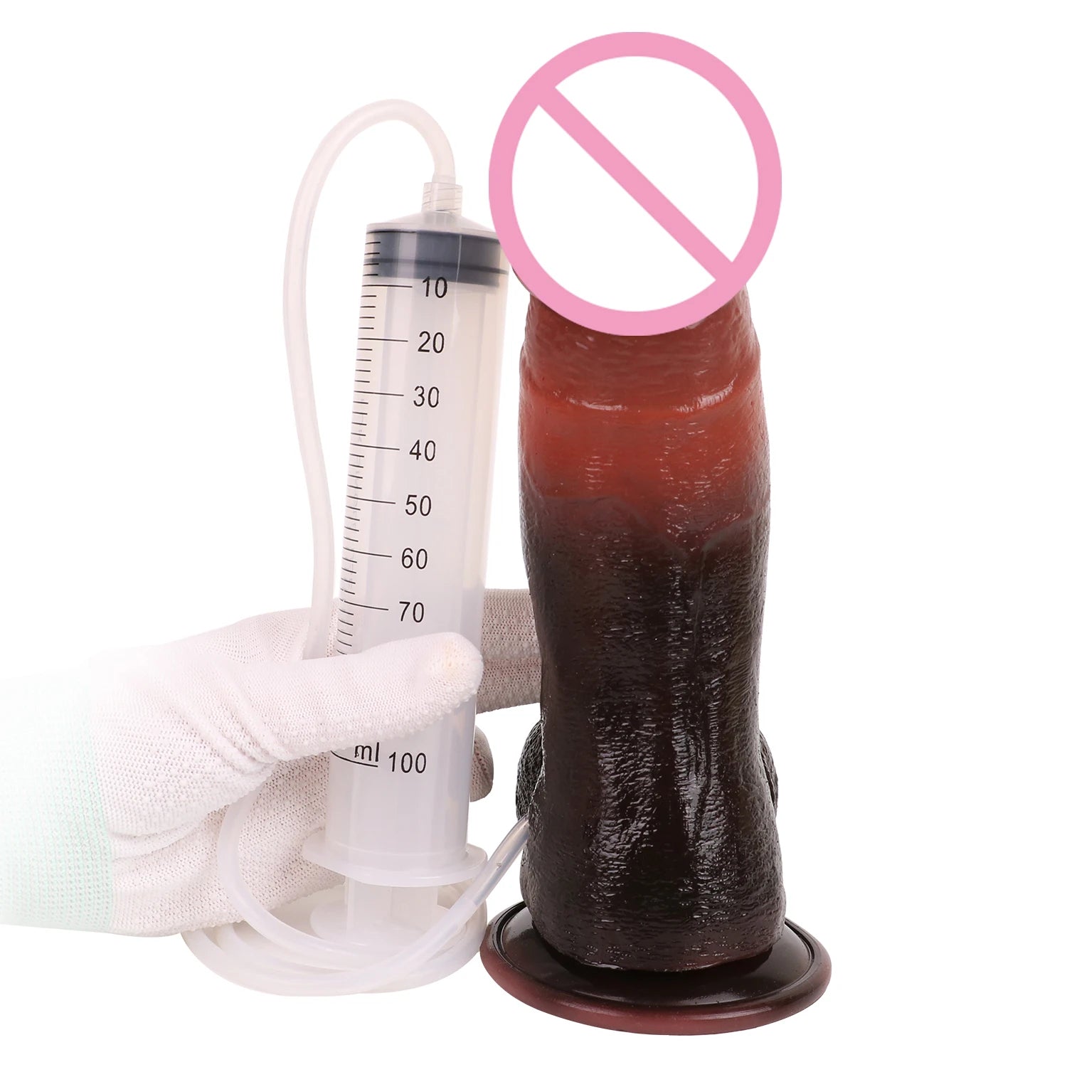 Thick Penis Dildos for Women Men with Squirting Function air Bag and Injector Equipped Erotic Toys luvshop24