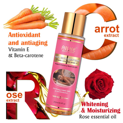 Alike Boost Luster  Private Label 100% Pure Organic Natural Carrot Essential Oil Skin Care Brightening Body Massage Oil luvshop24