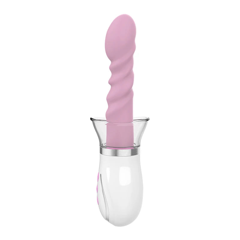Powered Telescopic Rabbit Vibrator G-Spot Female Masturbation Device for Vaginal Stimulation Similar Features luvshop24