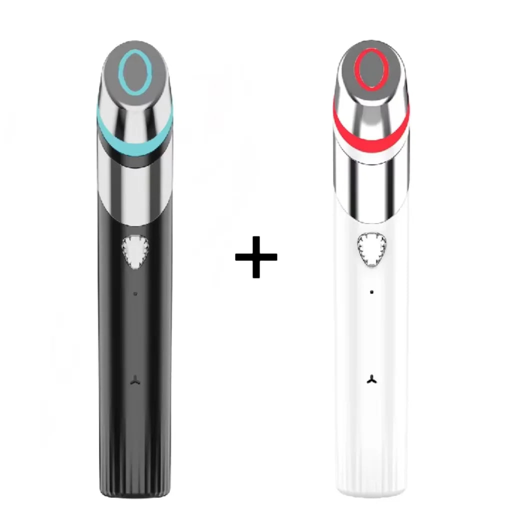 Trending Products Mini Skincare Facial Wand Massager Red Light Therapy EMS Neck Face Tool 360 Rotate Manual Roller Eye Massager luvshop24
