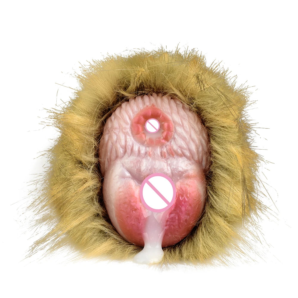 GEEBA Men Pocket Pussy Realistic Animal Vagina Male Masturbator Erotic Delay Ejaculation Tool luvshop24