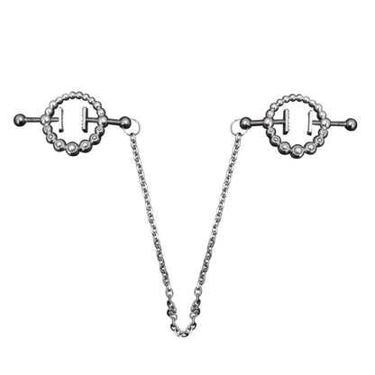 Circle Metal Nipple Clamps for Women Nipple Stretching Couple Erotic Game luvshop24