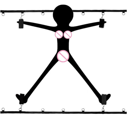Bdsm Toys Erotic Games Slave Restraint Bondage Gear 10pcs/set Whip Hand Cuffs Adult Sm Products for Woman Couples Bed luvshop24