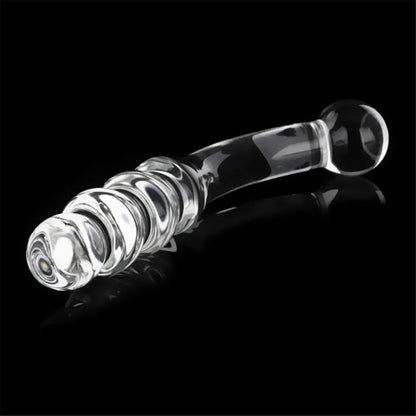 Pyrex Glass Dildo Fake Penis Crystal Anal Beads Butt Plug Prostate Massager G Spot Female Masturbation Toys luvshop24