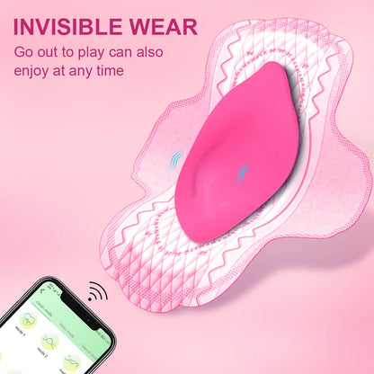 Wireless App Control Vibrator Adult Women Vibrating Panties Clitoris Stimulate Wearable Panty Vibrator for Women luvshop24