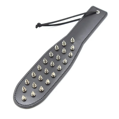 141G Metal Leather Erotic Toys for Foreplay Flirting Punishment Spanking Whip Sexual Abuse Hand Slap Props Rivet BDSM SM luvshop24