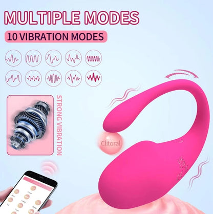 Factory Vibrating  with APP Controlled Vibrator Wearable Kegel Ball App Vibrator for Women luvshop24