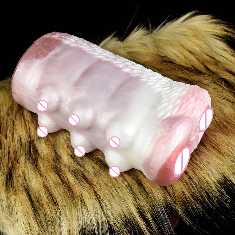 GEEBA Men Pocket Pussy Realistic Animal Vagina Male Masturbator Erotic Delay Ejaculation Tool luvshop24