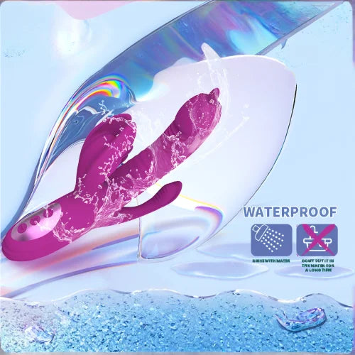 Vibrating Screen Rabbit Vibrator Fantasy Medical-grade Silicone Nipple Stimulation Usb Rechargeable Thrusting Rabbit Dildo luvshop24