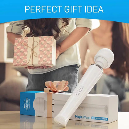 XIAER OEM/ODM Customized Large Magic AV Wand Vibrator Handheld Personal Body Wand Massager Plug luvshop24