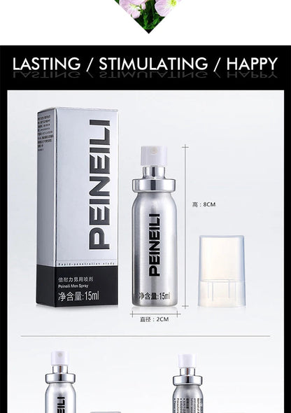 Effective Delay Spray for Men Male Anti Premature Ejaculation Penis Enlargment Prolong 60 Minutes Long Lasting Excitement luvshop24