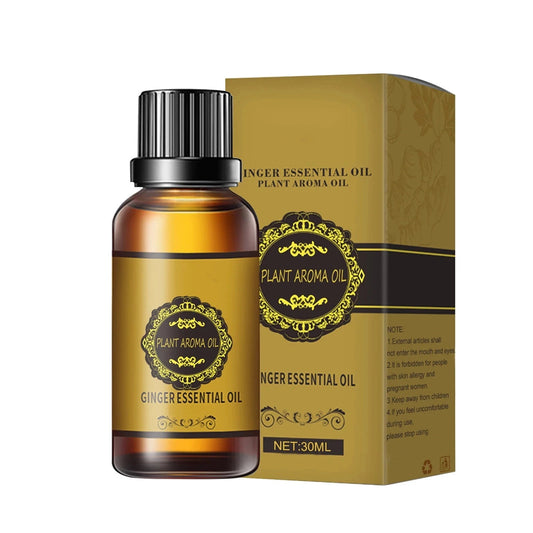 10ML 30ML Ginger Essential Oils Thin Leg Waist  Massage Oil Beauty Health Firm Body OEM luvshop24