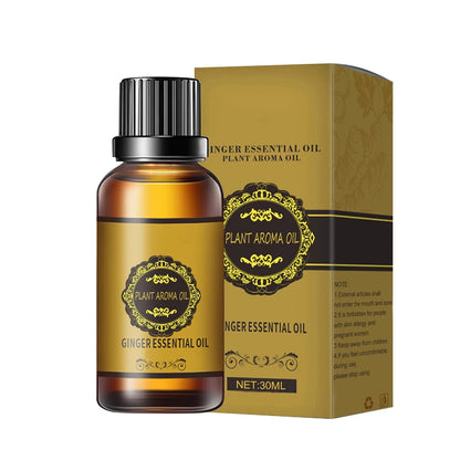 10ML 30ML Ginger Essential Oils Thin Leg Waist  Massage Oil Beauty Health Firm Body OEM luvshop24