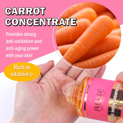 Alike Boost Luster  Private Label 100% Pure Organic Natural Carrot Essential Oil Skin Care Brightening Body Massage Oil luvshop24