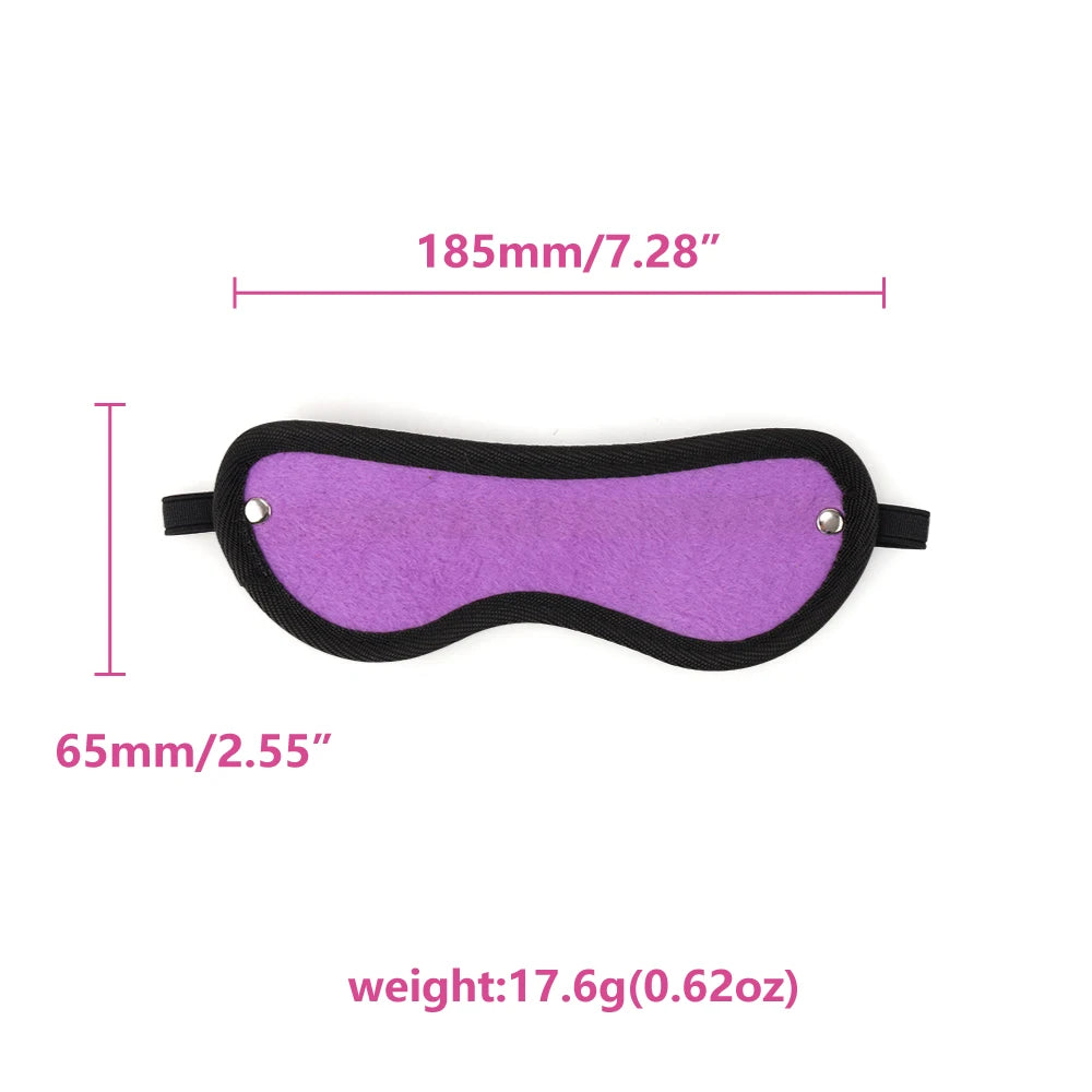 10 Pcs/set Products Erotic Adults Games Bdsm Bondage Set Handcuffs Nipple Clamps Gag Whip Rope Toys for Couples luvshop24